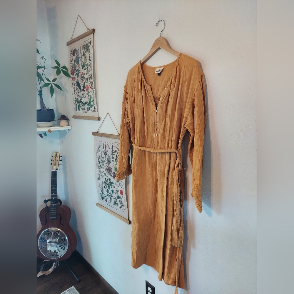 Universal Thread. Medium. Mustard Yellow Dress. - image 1